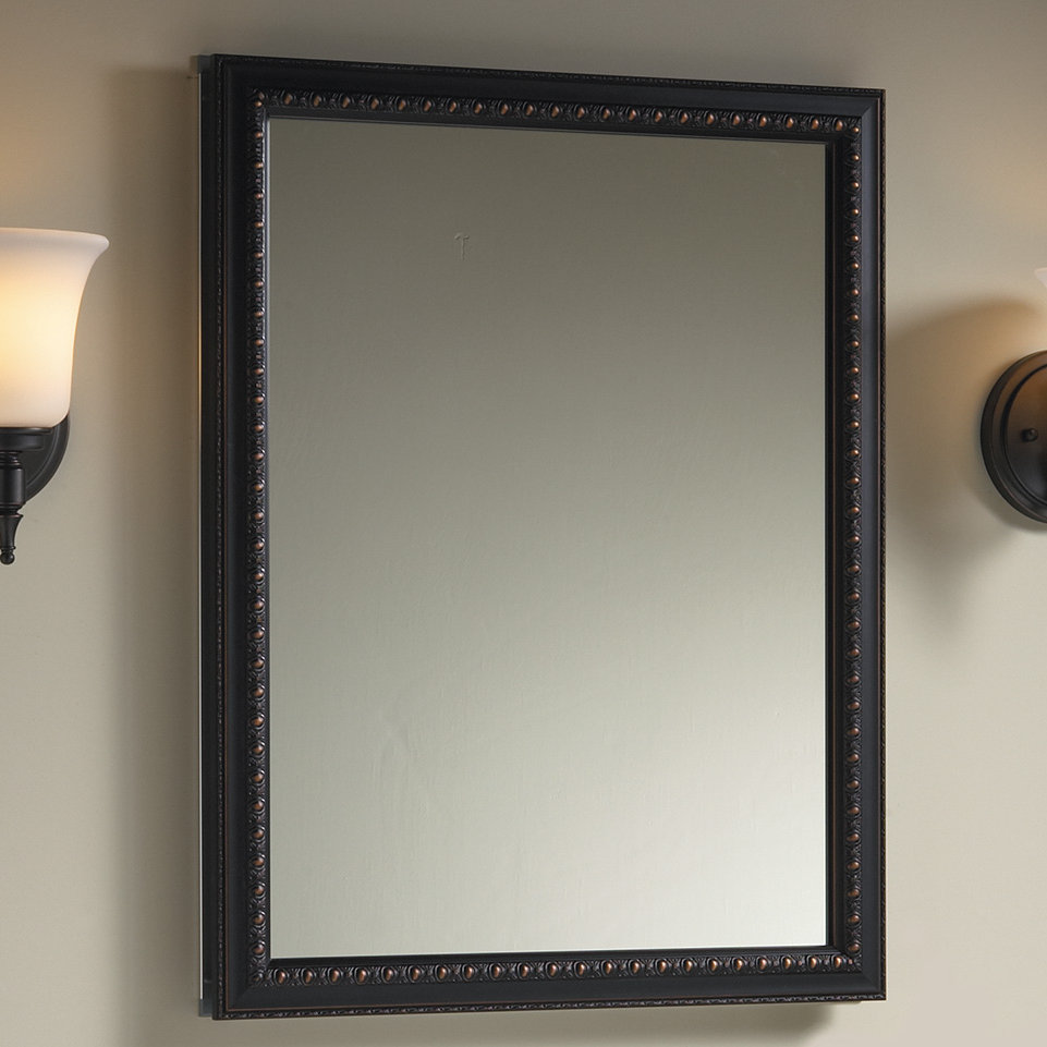 20" x 26" Wall Mount Mirrored Medicine with Mirrored Door